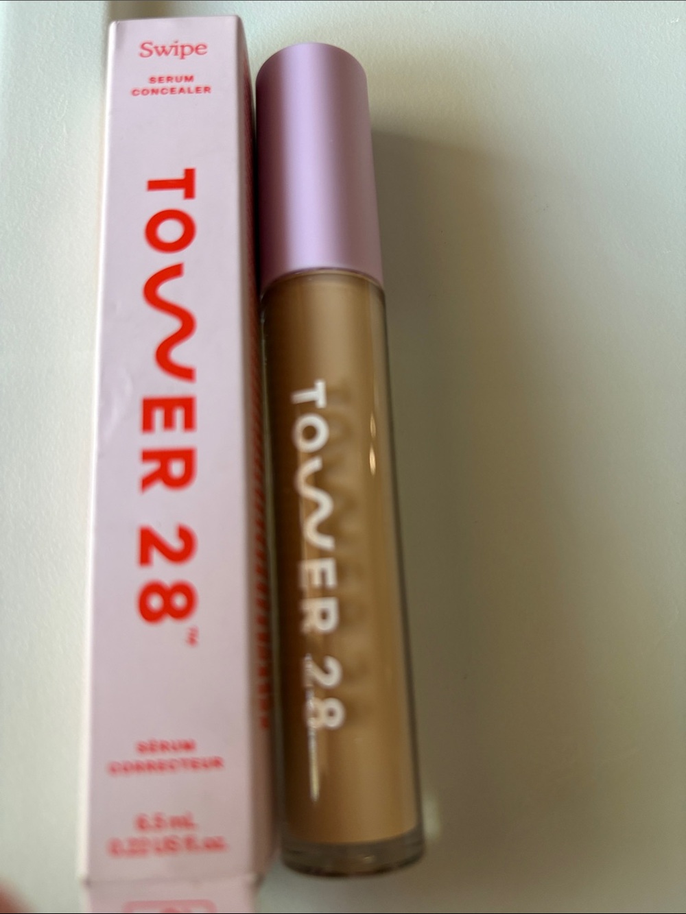Tower 28 Serum Concealer - Beige Shade with Pink Cap 3.0 shade